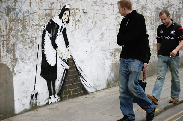 banksy quotes on art. Street Art by Banksy